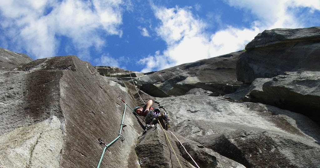 Winter Reflections Index Climbing Green Dragon Attempt